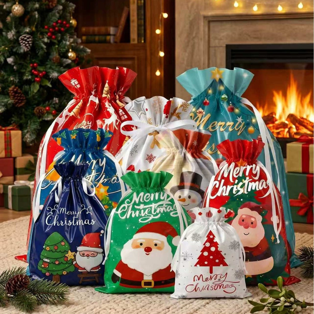 EVERIVELLE Christmas Drawstring Gift Bag Collection