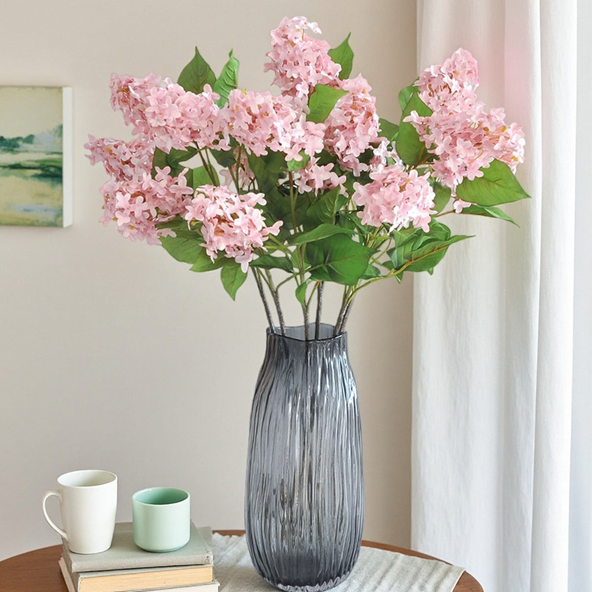 EVERIVELLE Three-Branch Artificial Lilac Stem