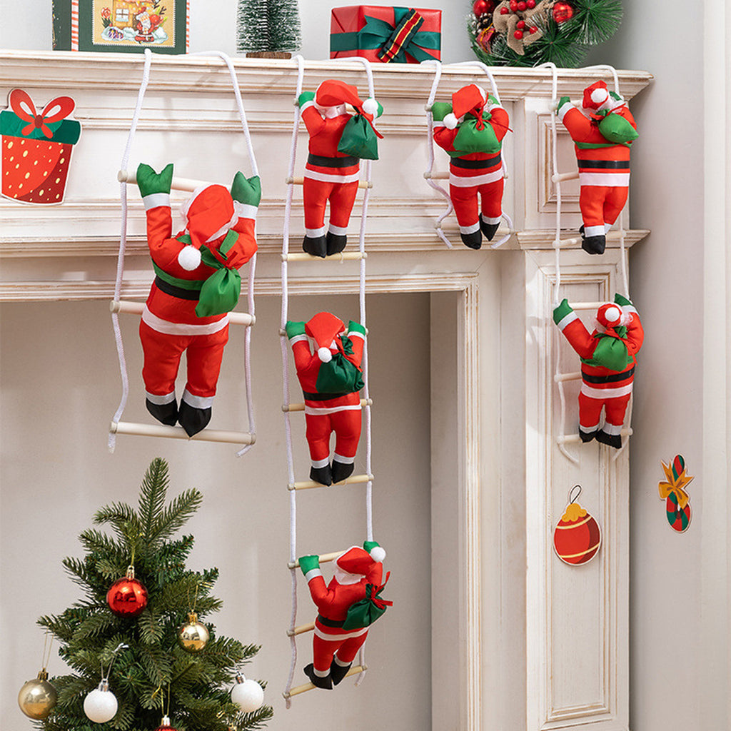 001 static climbing santa hanging decoration hero