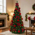 Pre-Decorated Collapsible Pull-Up Christmas Tree — 002 cct effect