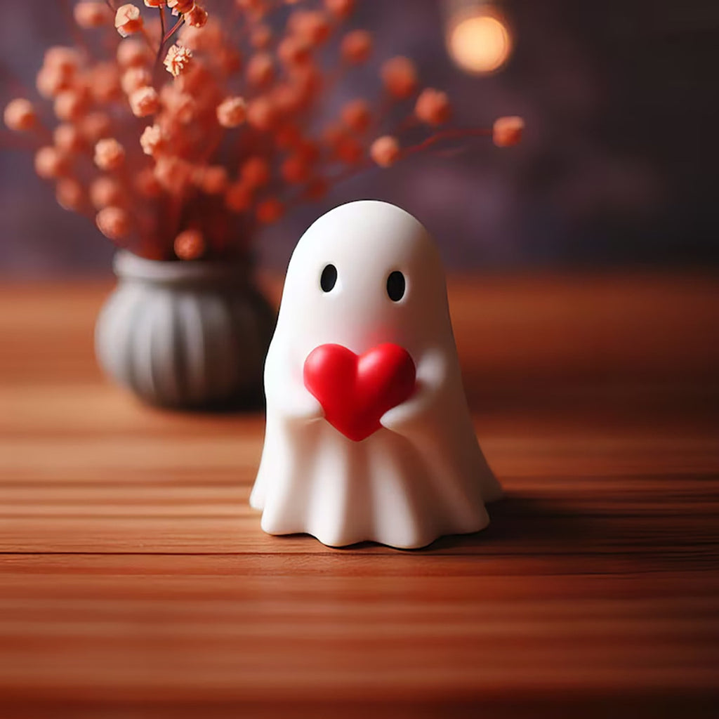 002 cute halloween ghost figurine collection image