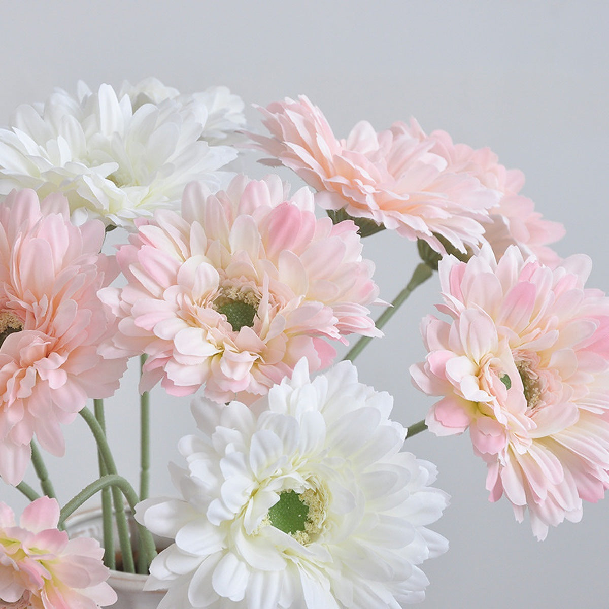 EVERIVELLE 16.9-Inch Artificial Gerbera Daisy Stem