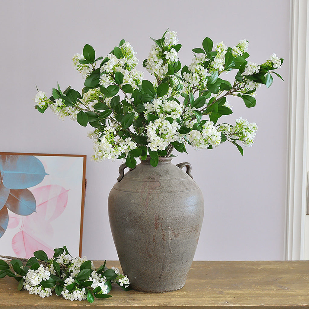 EVERIVELLE 28.7-Inch Artificial Orange Jasmine Blossom Branch