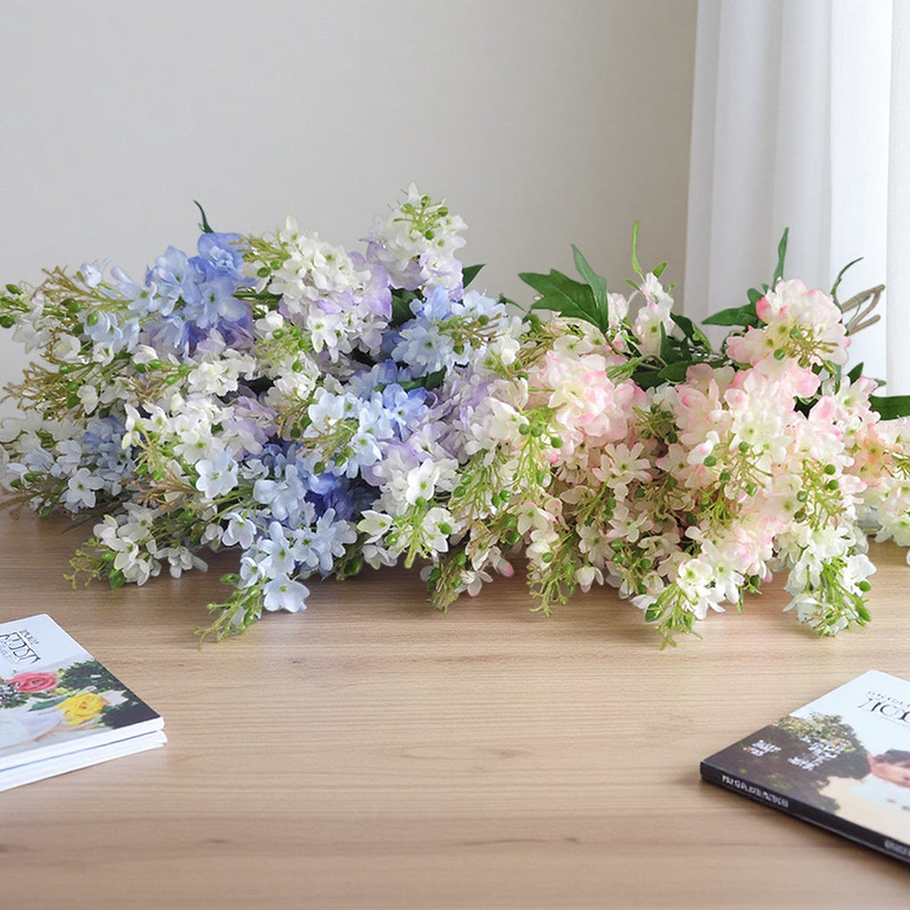 EVERIVELLE 29.9-Inch Three-Branch Artificial Delphinium Stem