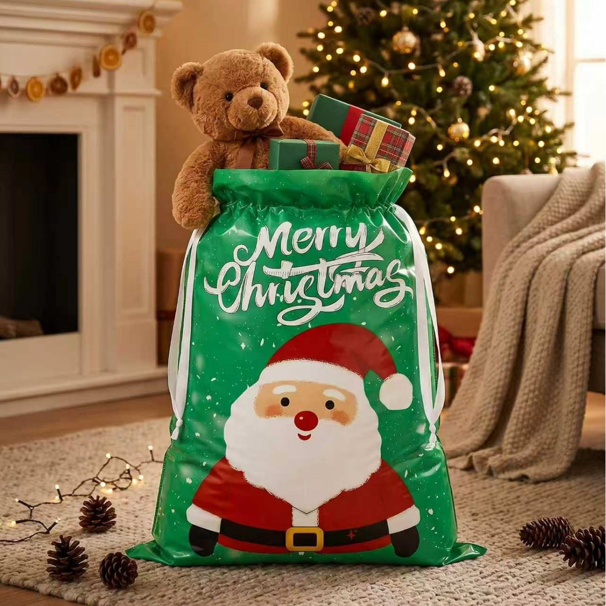 EVERIVELLE Christmas Drawstring Gift Bag Collection
