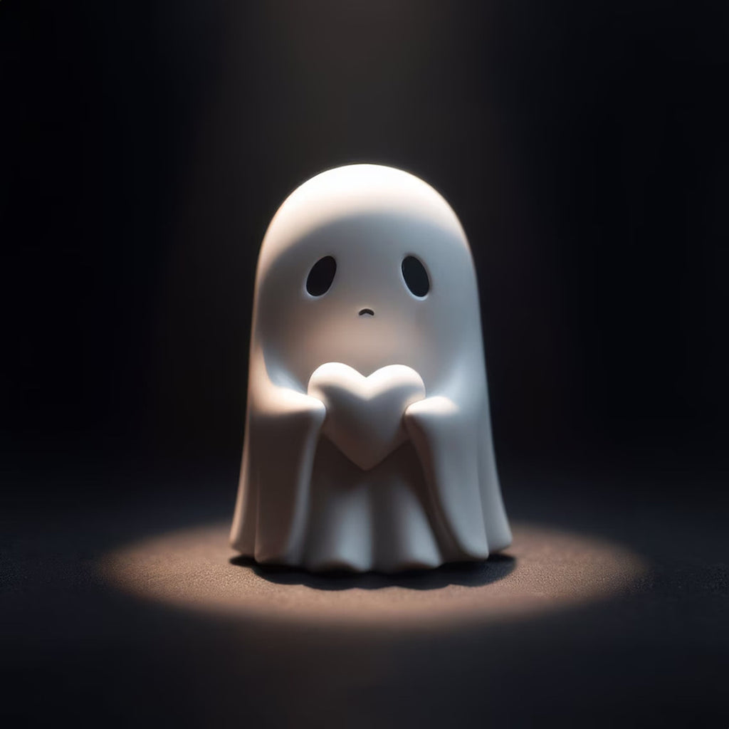 003 cute halloween ghost figurine collection image