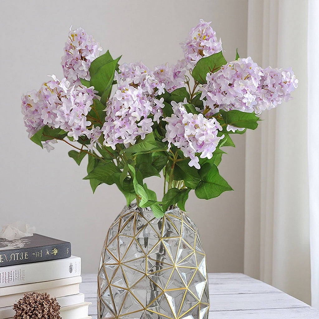 EVERIVELLE Three-Branch Artificial Lilac Stem