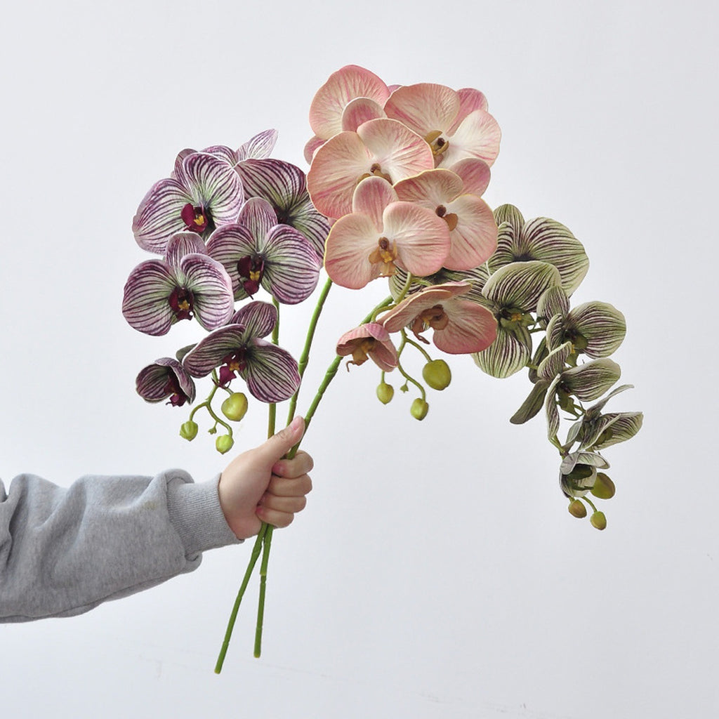 EVERIVELLE 29.9-Inch Seven-Head EVA Phalaenopsis Orchid Stem