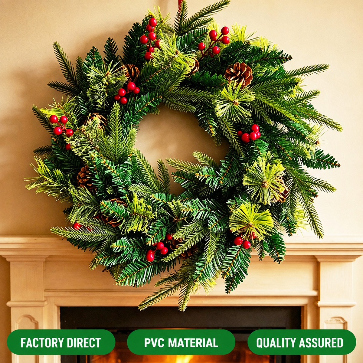 PE Christmas Wreath Collection — 003 pew effect