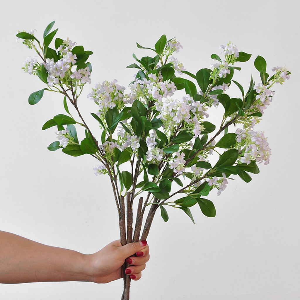 EVERIVELLE 28.7-Inch Artificial Orange Jasmine Blossom Branch