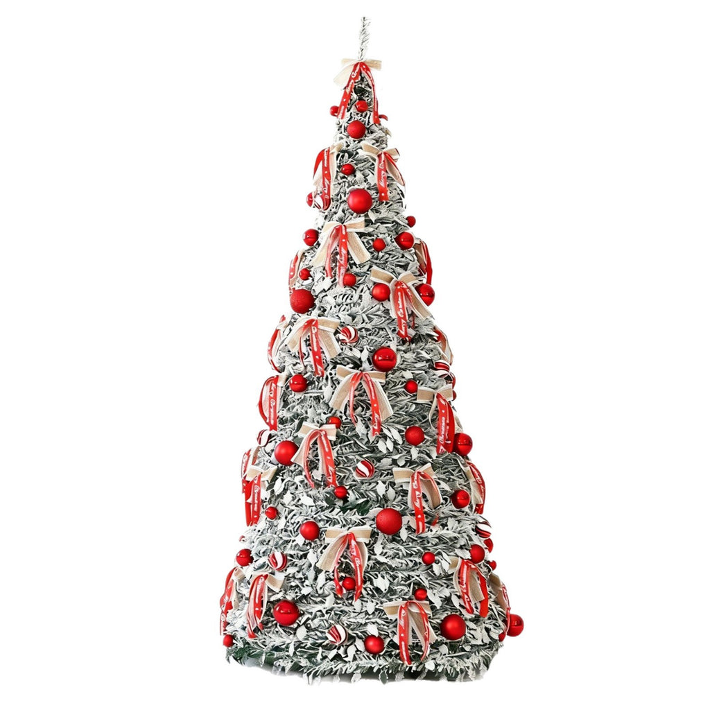 Pre-Decorated Collapsible Pull-Up Christmas Tree — 004 cct effect