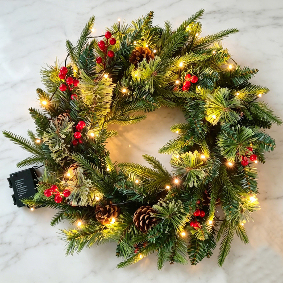 004 christmas PE wreath collection image