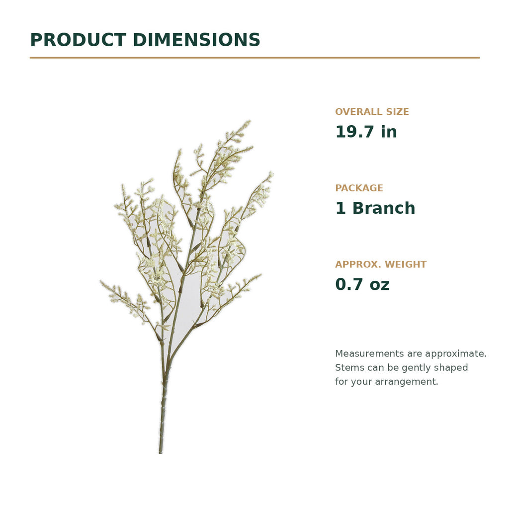 EVERIVELLE 19.7-Inch Artificial Dried-Look Botanical Branch