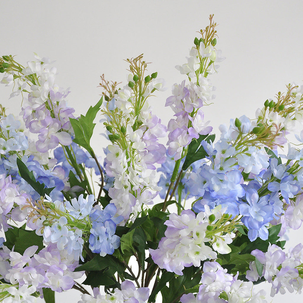 EVERIVELLE 29.9-Inch Three-Branch Artificial Delphinium Stem