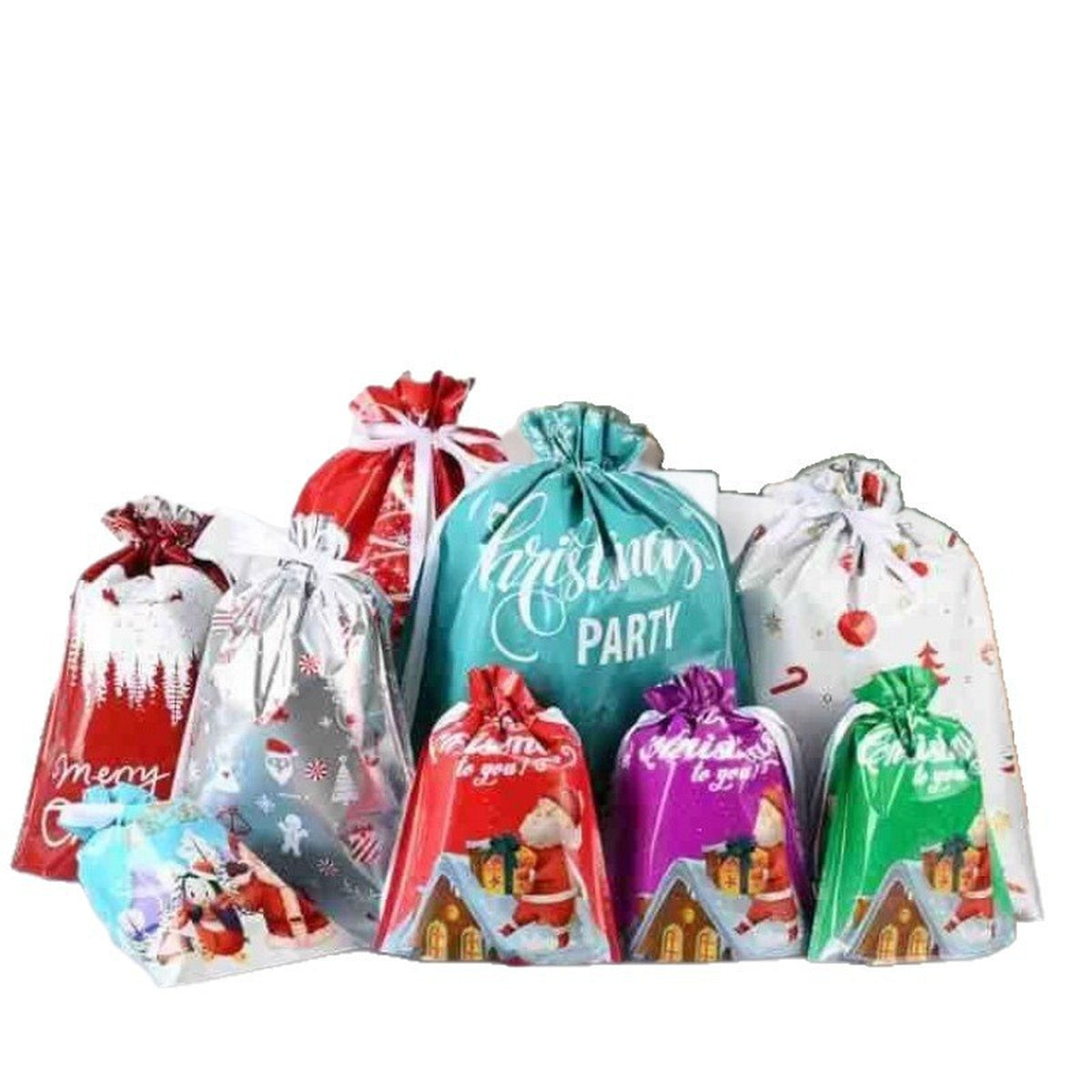 EVERIVELLE Christmas Drawstring Gift Bag Collection