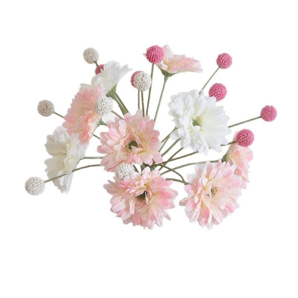 EVERIVELLE 16.9-Inch Artificial Gerbera Daisy Stem