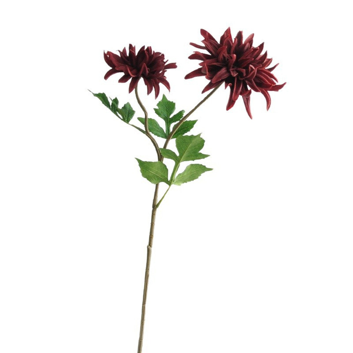 EVERIVELLE 27.6-Inch Two-Head Real-Touch Artificial Dahlia Stem