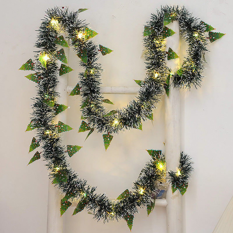 005 tcl dark green with white trim christmas tree