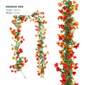 EVERIVELLE 132-Bloom Artificial Violet Flower Garland