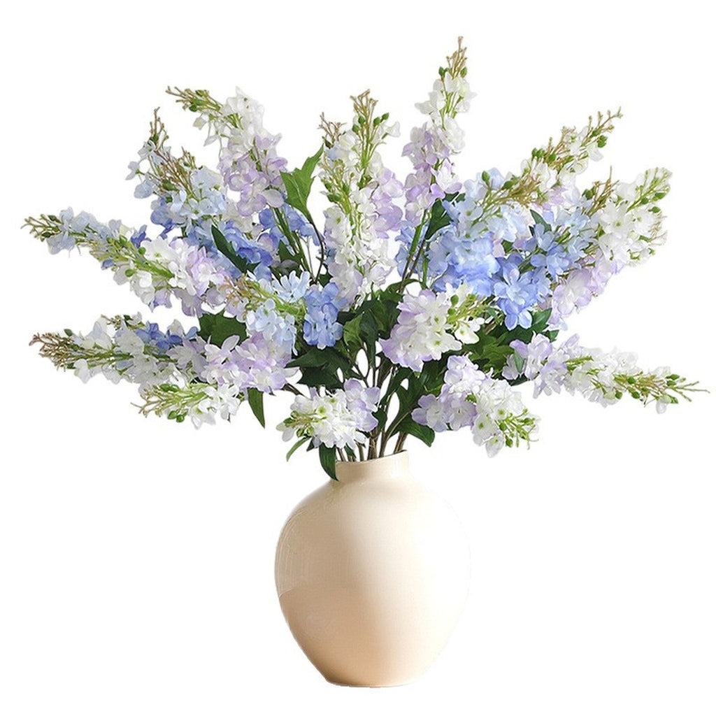 EVERIVELLE 29.9-Inch Three-Branch Artificial Delphinium Stem