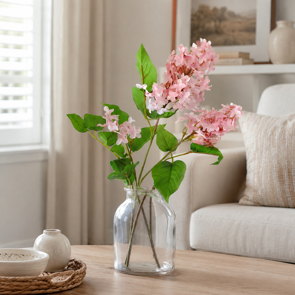 EVERIVELLE Three-Branch Artificial Lilac Stem