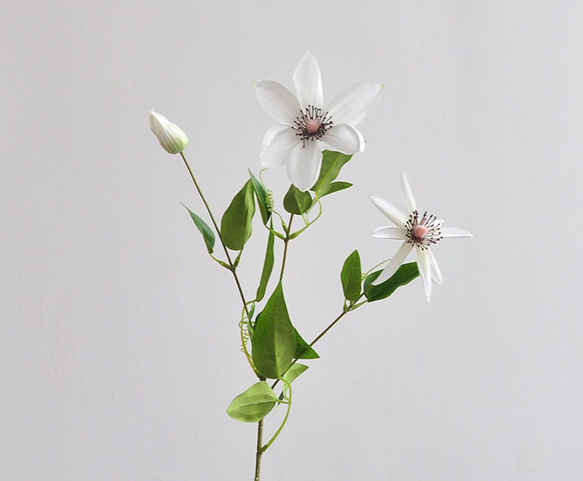 EVERIVELLE Artificial Clematis Flower Stem
