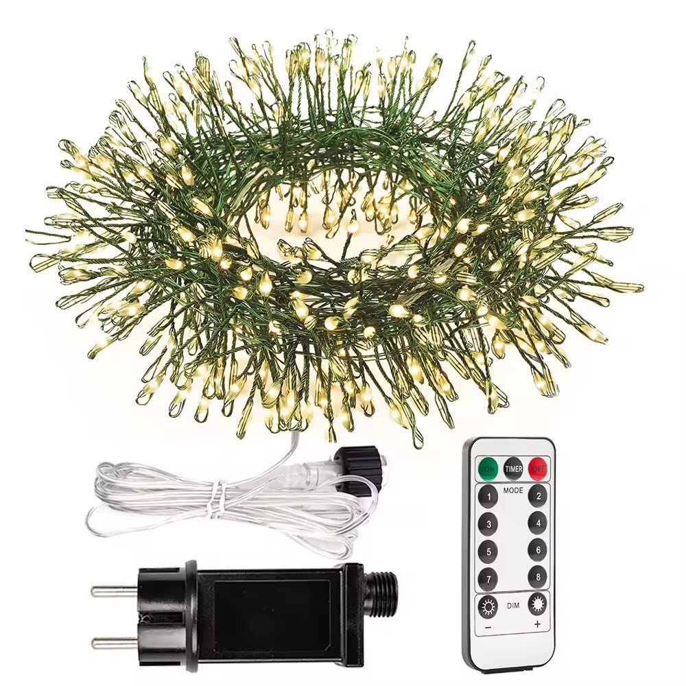LED Firecracker Cluster String Lights — 006 fcl effect