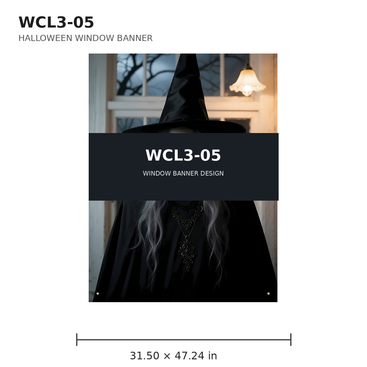 009 halloween window banner collection wcl3