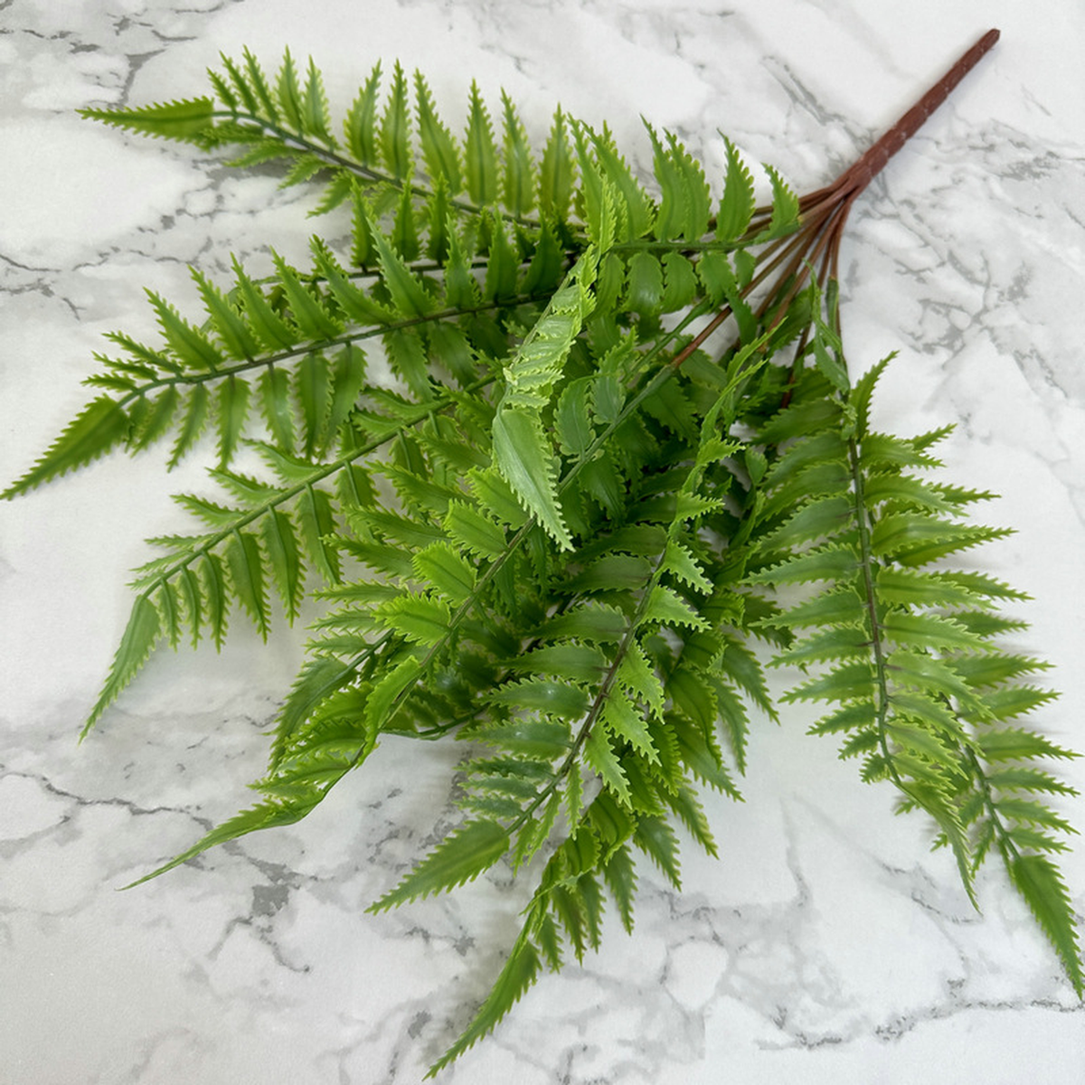 EVERIVELLE 13-Branch Artificial Fern Greenery Bush
