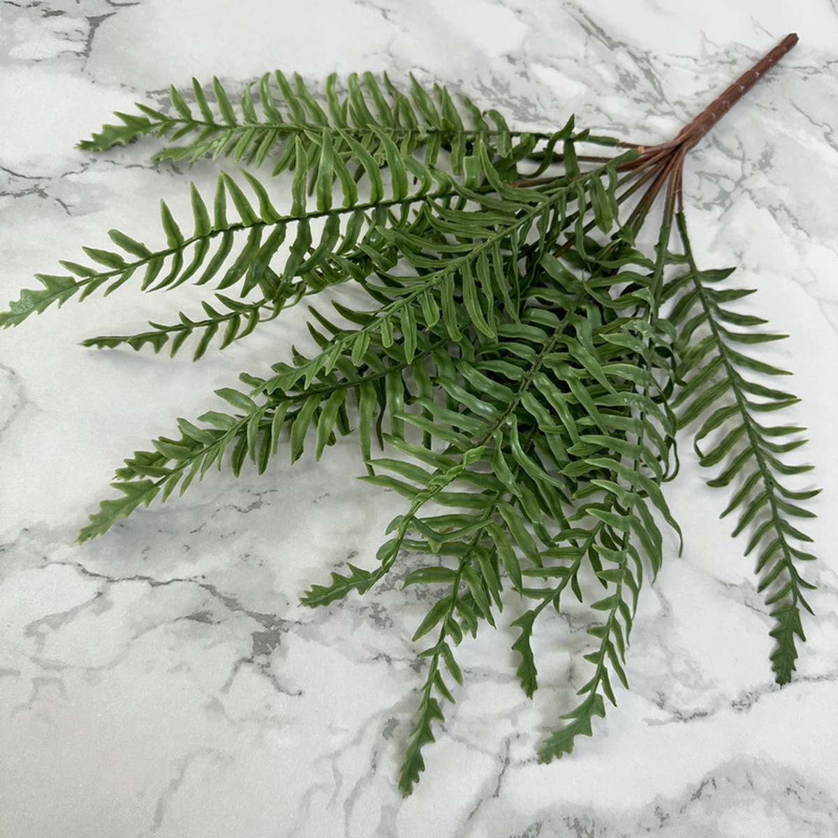 EVERIVELLE 13-Branch Artificial Fern Greenery Bush
