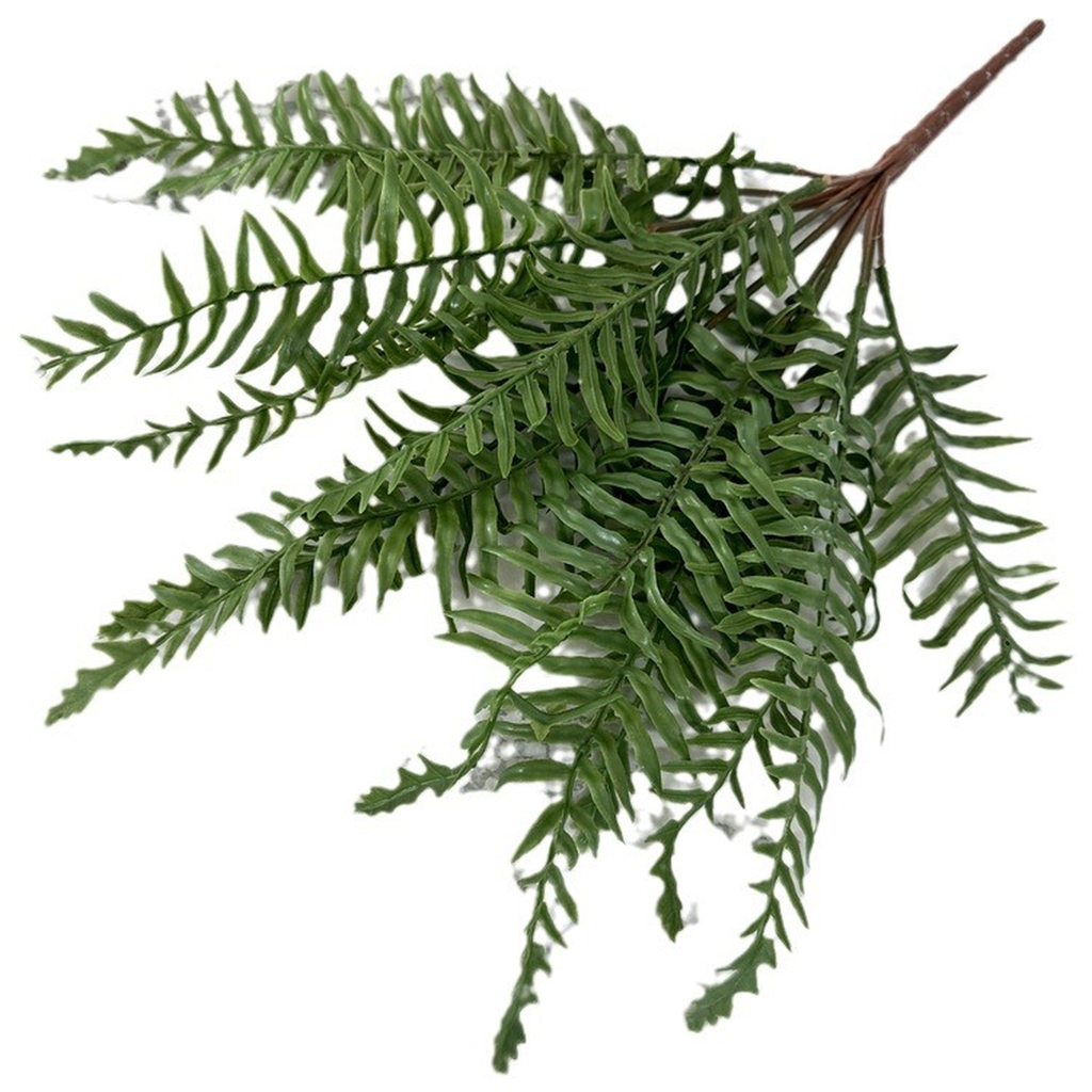 EVERIVELLE 13-Branch Artificial Fern Greenery Bush
