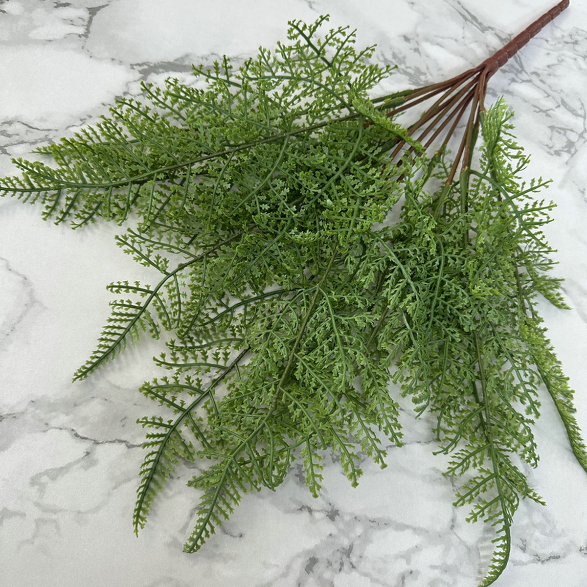 EVERIVELLE 13-Branch Artificial Fern Greenery Bush