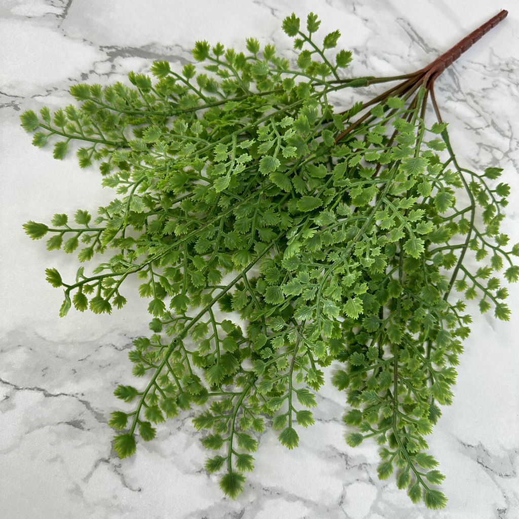 EVERIVELLE 13-Branch Artificial Fern Greenery Bush