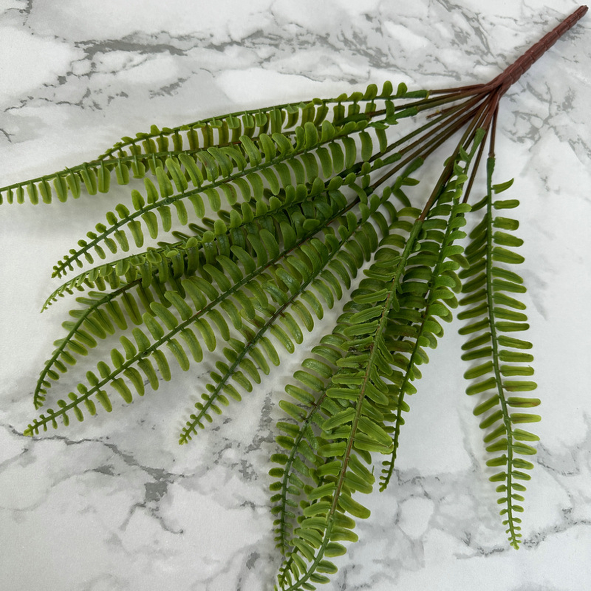 EVERIVELLE 13-Branch Artificial Fern Greenery Bush