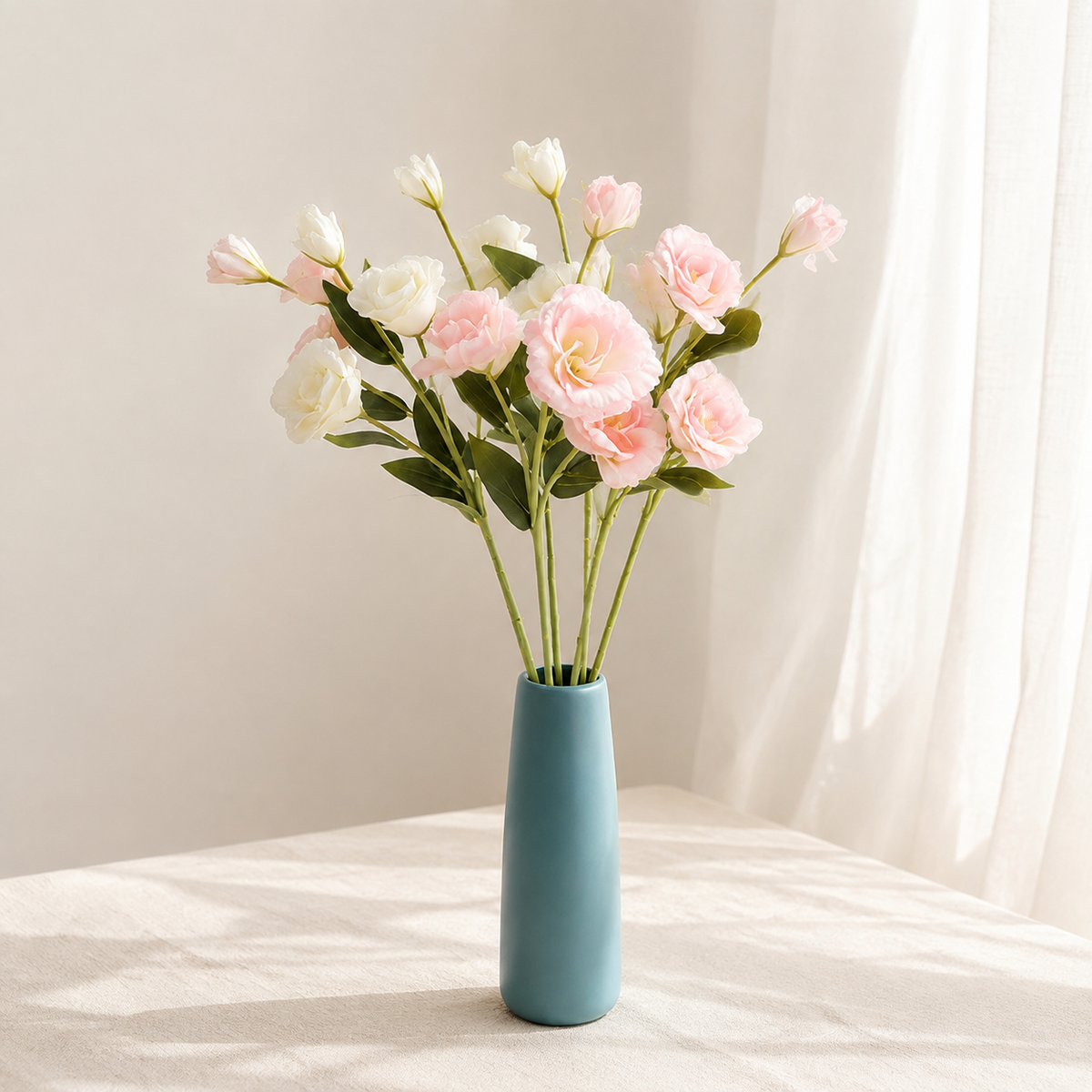 EVERIVELLE Four-Head Artificial Lisianthus Stem