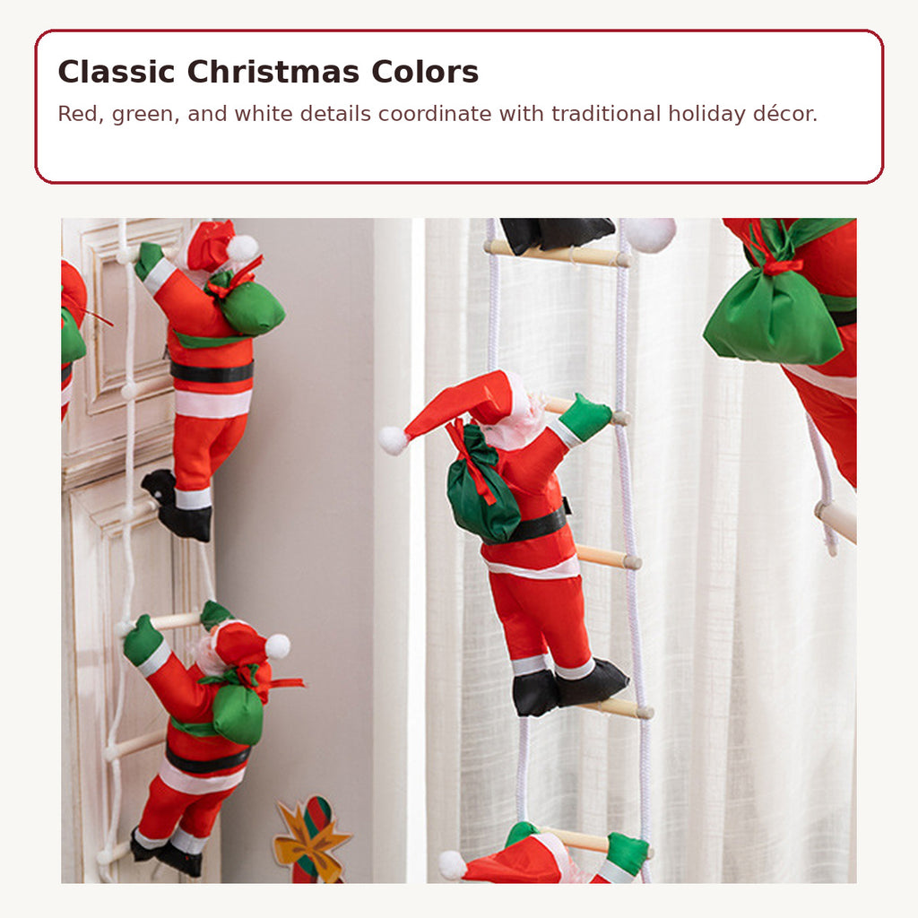 010 static climbing santa hanging decoration image