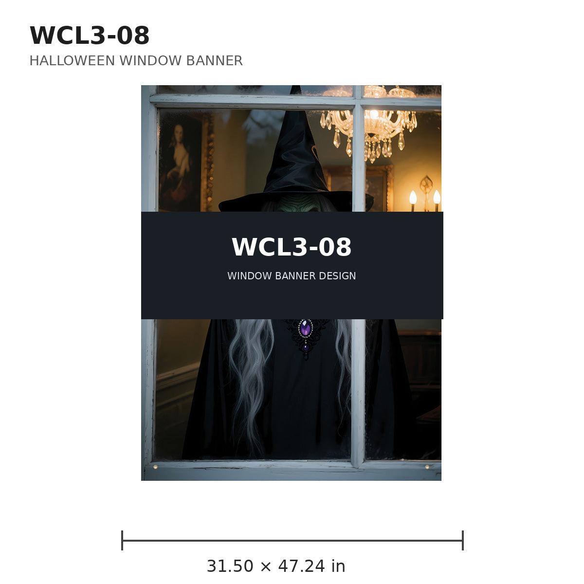 012 halloween window banner collection wcl3