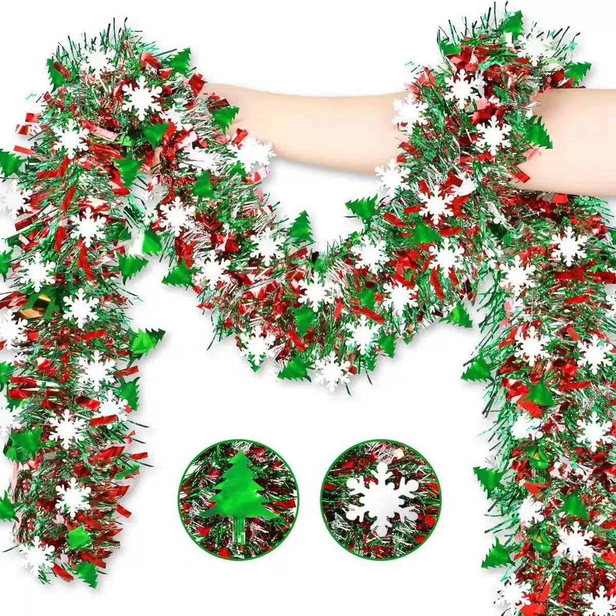 013 tcl white snowflake tree mix
