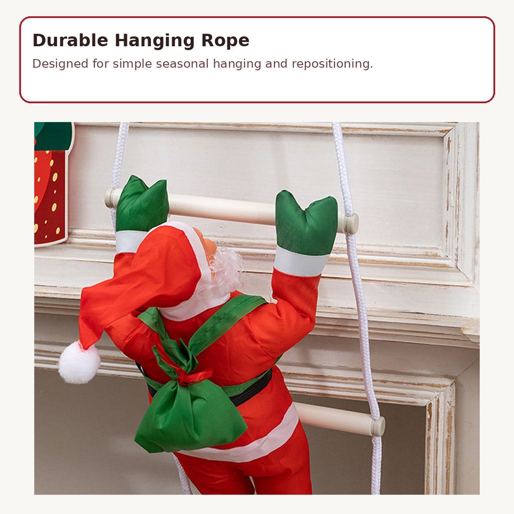 015 static climbing santa hanging decoration image