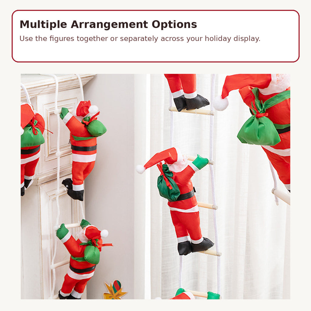 019 static climbing santa hanging decoration image