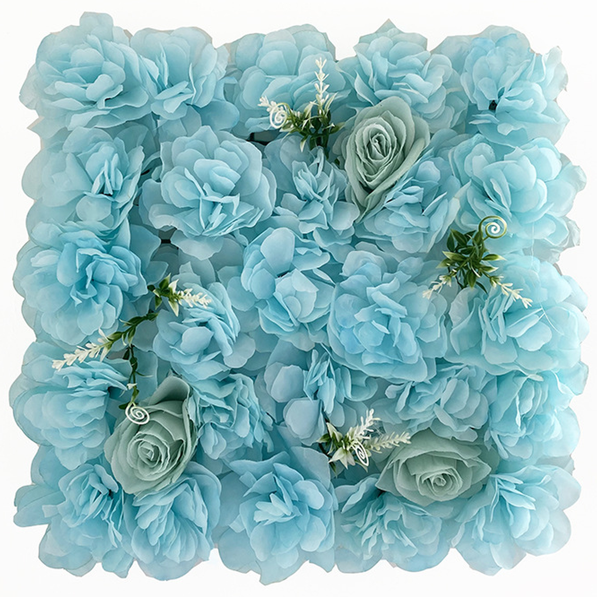 EVERIVELLE Artificial Rose & Hydrangea Flower Wall Panel