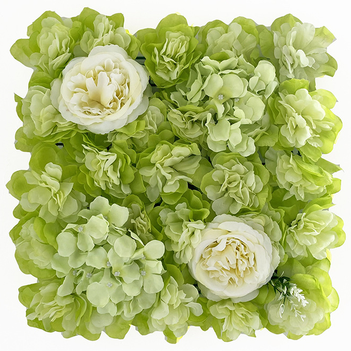 EVERIVELLE Artificial Rose & Hydrangea Flower Wall Panel