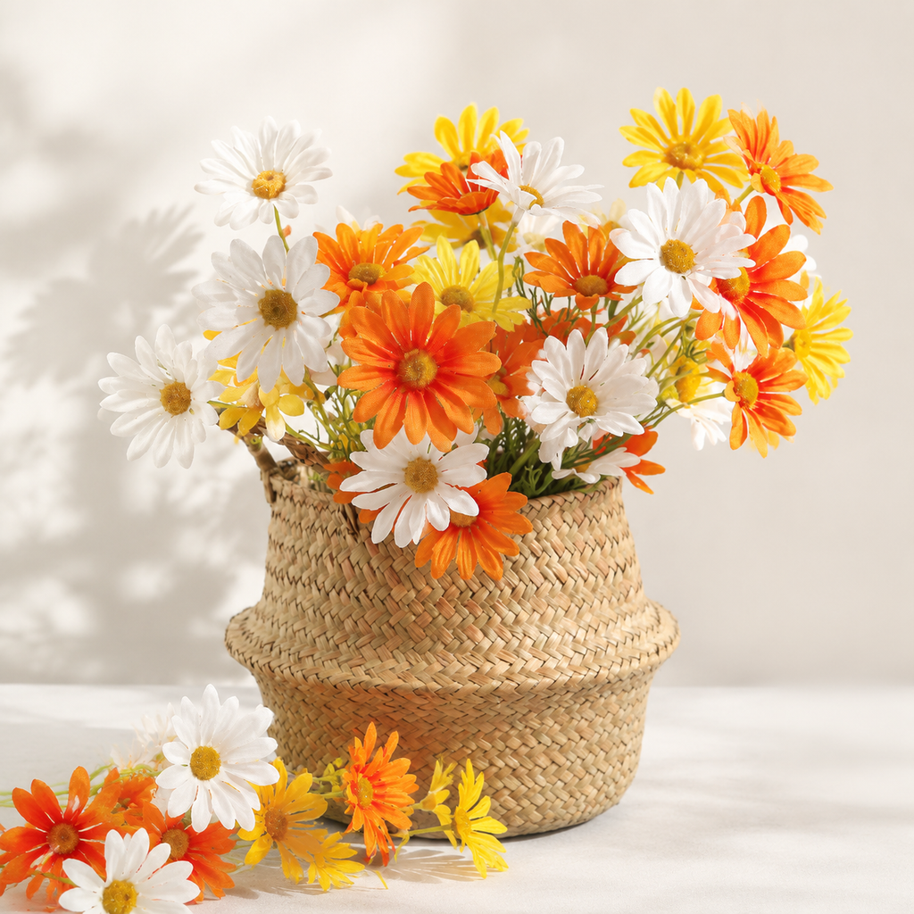 Artificial Daisy Stem   Realistic White Floral Décor | EVERIVELLE artificial flowers and garden décor