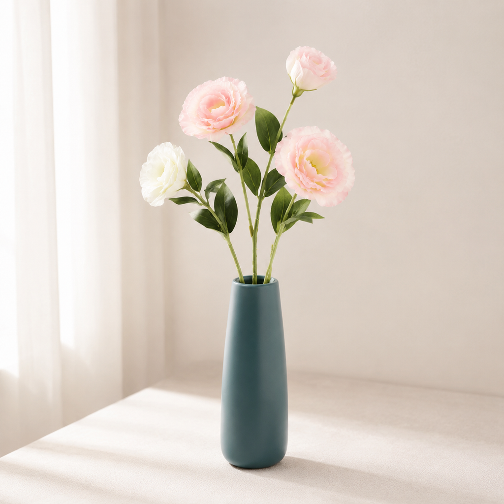 EVERIVELLE Four-Head Artificial Lisianthus Stem