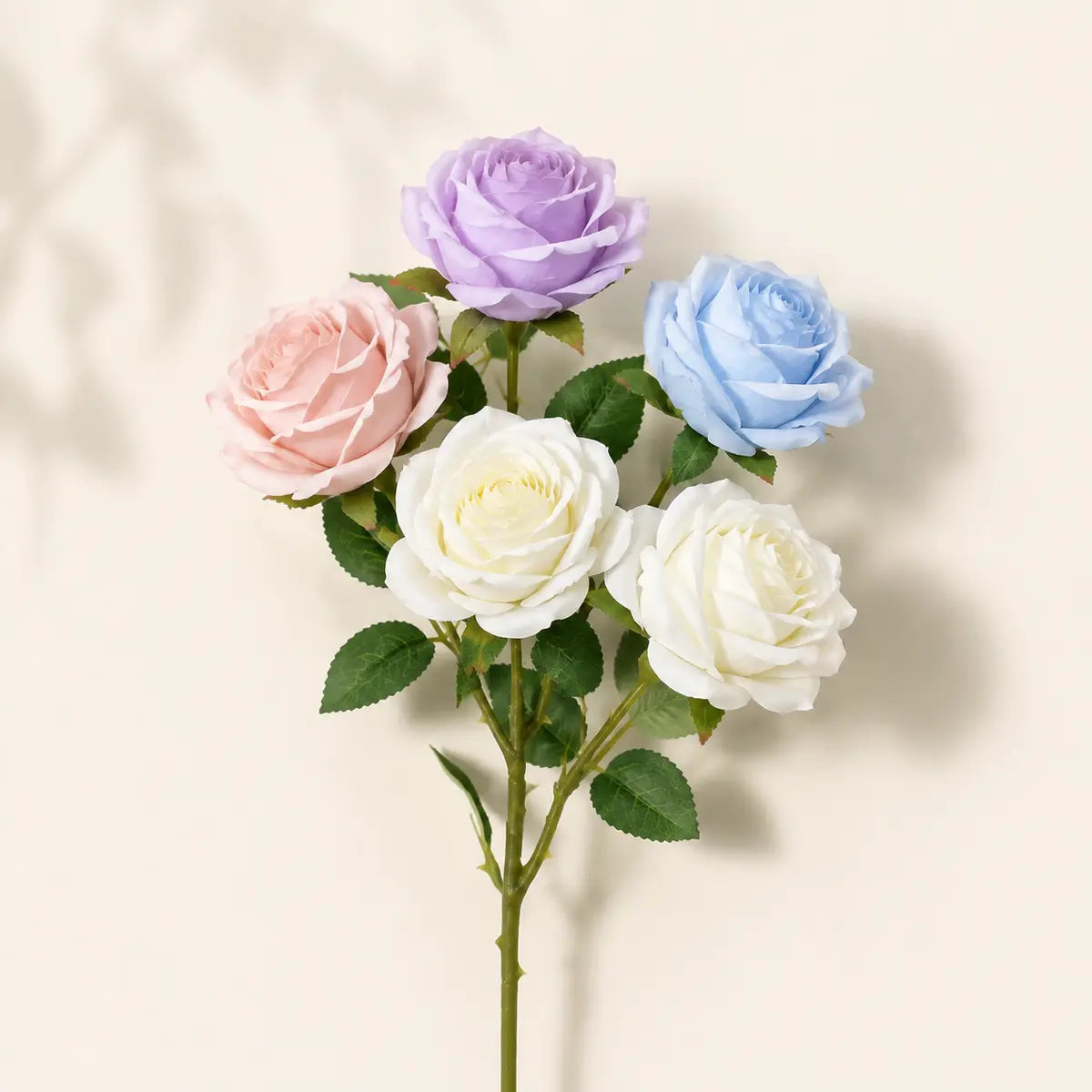 EVERIVELLE Five-Head Artificial Rose Spray
