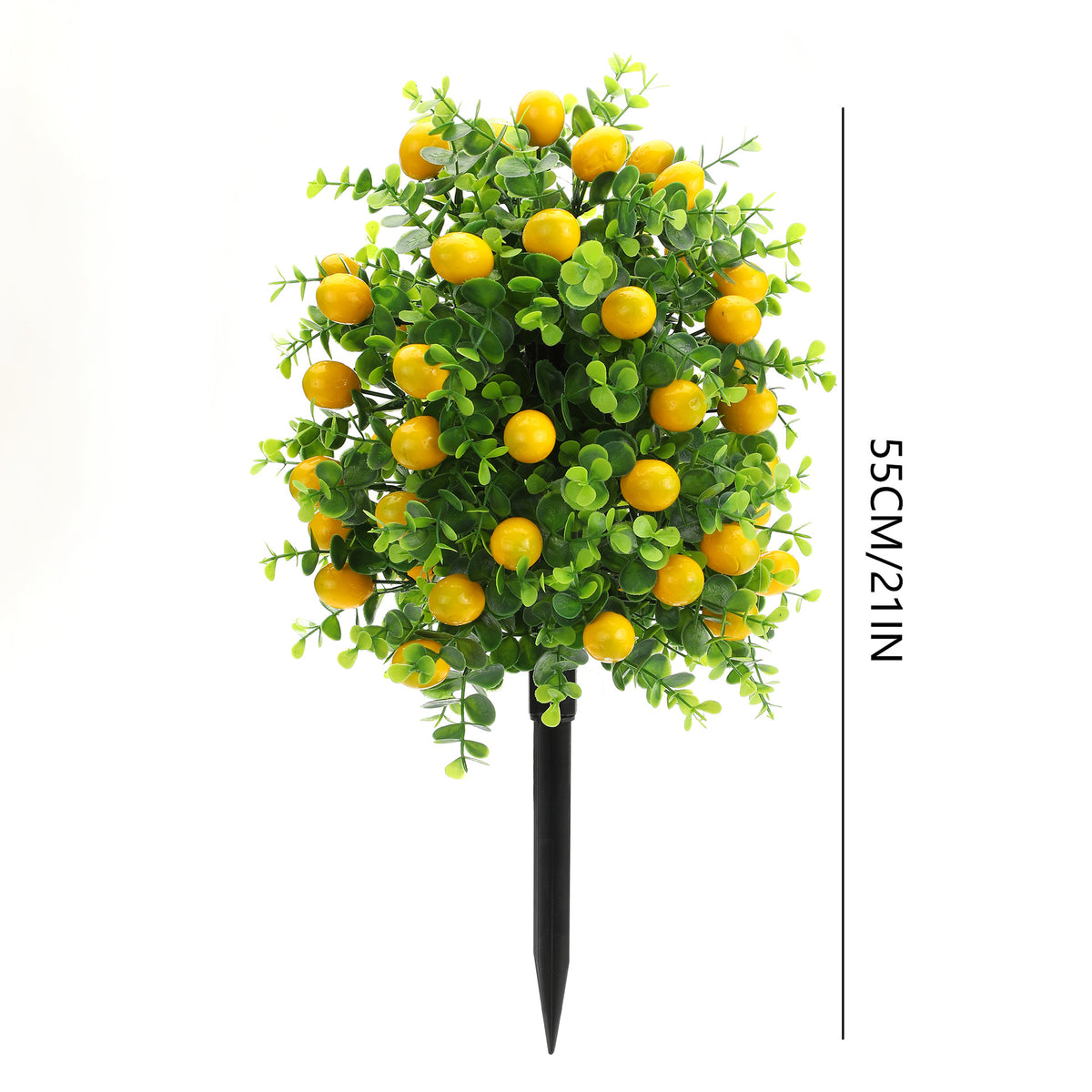 EVERIVELLE Artificial Lemon Tree Garden Stake