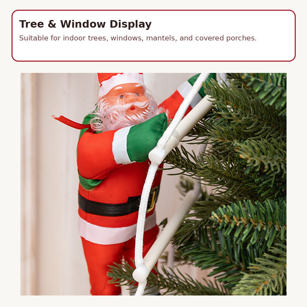 021 static climbing santa hanging decoration image