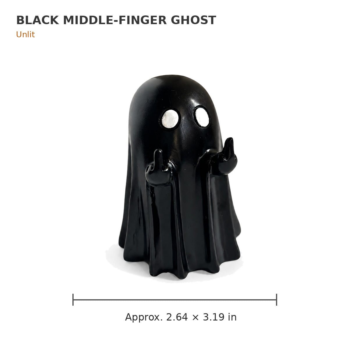 025 cute halloween ghost figurine collection image