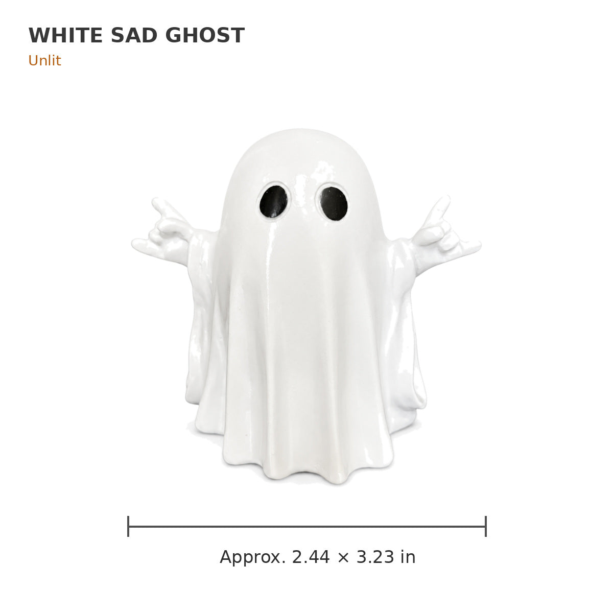 026 cute halloween ghost figurine collection image
