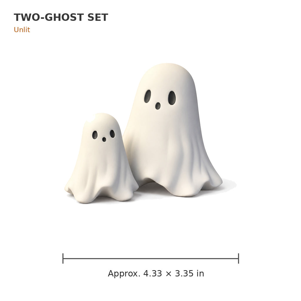 028 cute halloween ghost figurine collection image